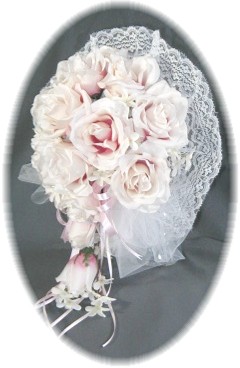 Cascade Bouquet - Wedding Dawn